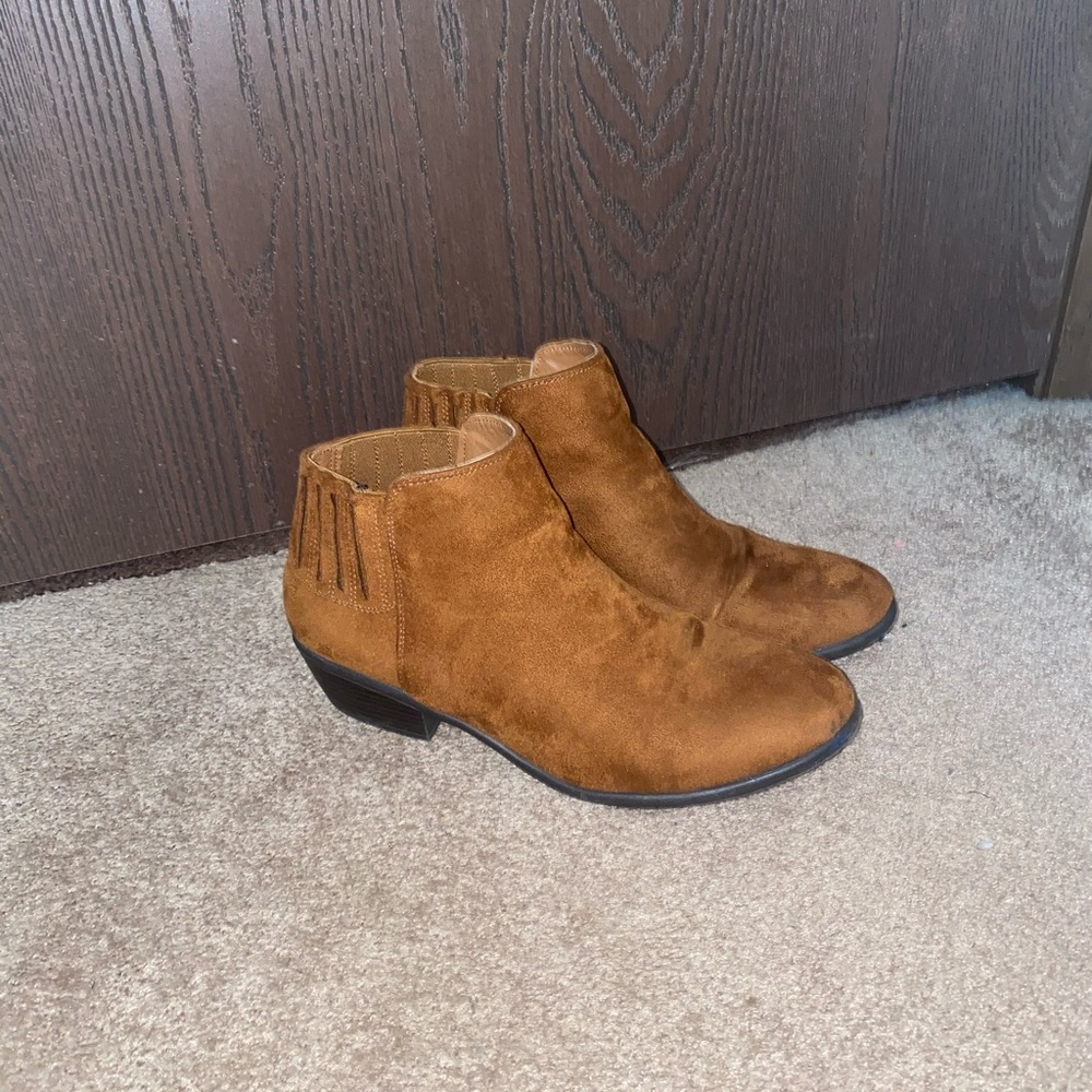 Charlotte Russe suede booties